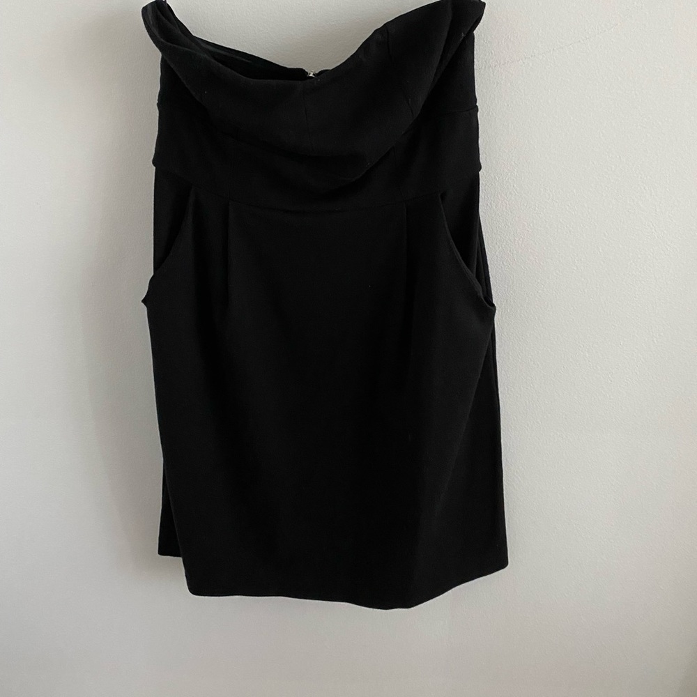 Super Comfy Black Strapless Dress (with pockets!!)